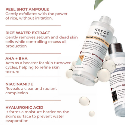 Peel Shot Glow Rice Ampoule Duo by Eryos